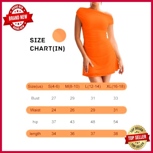 Ruched Off Shoulder Bodycon Mini Dress Stretch Cocktail Party Night Out - Picture 7 of 7